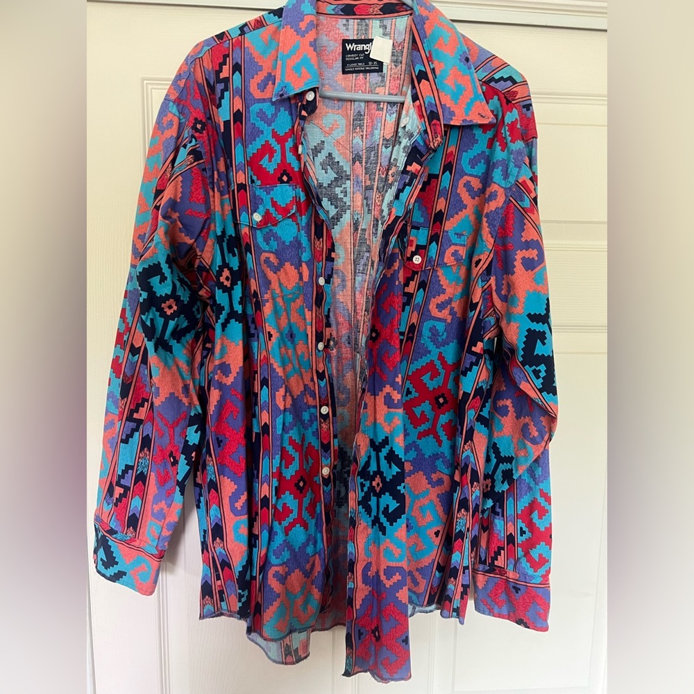 Vintage Wrangler Button Up